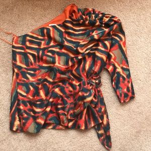 Halston Heritage silk top